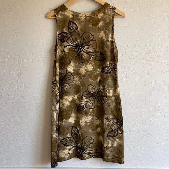 Palm Court Woman’s Medium Sleeveless Brown Dress - Picture 6 of 6